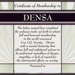 Densa plaque