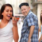 Distracted Kim Jong Un