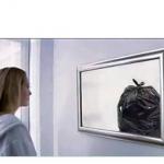 Trash in the mirror