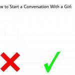 How to Start a Conversation with a girl meme