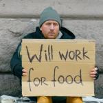 Will work for food