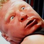 Brock's face when he has to lose at WrestleMania | THIS IS HIS "FACE!"; THE FACE YOU MAKE WHEN VINCE IS TRYING TO TELL YOU TO SHOW UP FOR WRESTLEMANIA AND LOSE. | image tagged in wwe brock lesnar,wrestlemania,bork | made w/ Imgflip meme maker