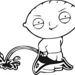 Stewie peeing