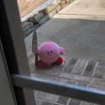 Kirby With A Knife