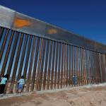 The USA - Mexican border wall