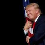 Trump Hug Flag