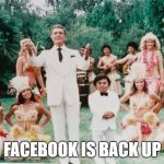 DR RIETMAN IS HERE EVERYBODY FOR REALITY CHECK | FACEBOOK IS BACK UP | image tagged in dr rietman is here everybody for reality check | made w/ Imgflip meme maker