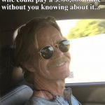 Happy William Macy | You'd be smiling too, if YOUR wife could pay a $500,000 bribe without you knowing about it... | image tagged in william h macy,varsity blues,felicity huffman | made w/ Imgflip meme maker