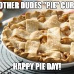 Apple Pie | ANY OTHER DUDES "PIE" CURIOS? HAPPY PIE DAY! | image tagged in apple pie | made w/ Imgflip meme maker