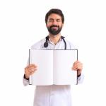 Doctor Holding Book