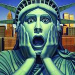 Scared Lady Liberty