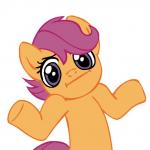 Scootaloo Shrugging