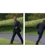 Barack Obama running