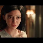 Alita pointing finger meme