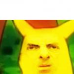 Mr Bean Pikachu meme