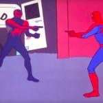 Spider-Man Spiderverse Pointing meme