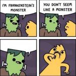 frankenstein's monster meme