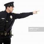 police pointing meme
