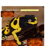 hippity hoppity | SCORCHED EARTH IS MY POLICY | image tagged in hippity hoppity | made w/ Imgflip meme maker