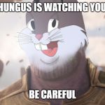 Thungus OG M3M3 | THUNGUS IS WATCHING YOU... BE CAREFUL | image tagged in thungus og m3m3 | made w/ Imgflip meme maker