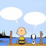 Charlie Brown and Snoopy Bonding Talk meme