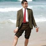 Mr. Bean beach meme