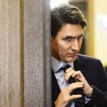 Trudeau Straitens his Tie