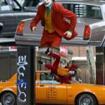 Joker getting hit by taxi