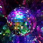 Colored Disco Ball