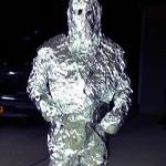 Aluminum foil man