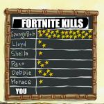 good noodle board | FORTNITE KILLS; YOU | image tagged in good noodle board | made w/ Imgflip meme maker