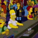Homer Simpsons in bar meme