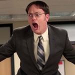 Excited Dwight