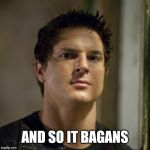 Zak Bagans (Ghost Adventures) | AND SO IT BAGANS | image tagged in zak bagans ghost adventures | made w/ Imgflip meme maker