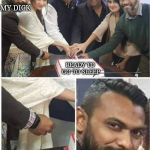 Cake cutting guy_bangladeshi meme template - Memelate