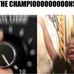 Eintracht Frankfurt fans right now | THE CHAMPIOOOOOOOOONS | image tagged in memes,funny memes,funny,football,soccer,champions league | made w/ Imgflip meme maker