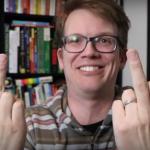 Hank Green flippin the bird