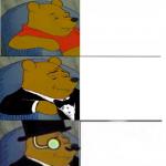 Winnie The Pooh 5x template meme