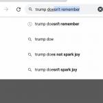 Trump doesn't spark joy