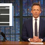 Seth Meyers Mueller report redaction meme