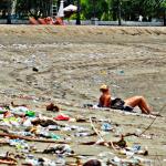 beach trash Bali