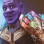 LeBron Thanos meme