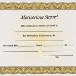 Meritorious Achievement Award