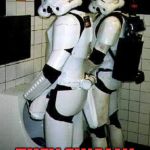 Hope they hit the mark | THEY FINALLY HIT SOMETHING | image tagged in funny pictures,stormtrooper,aim | made w/ Imgflip meme maker