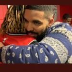 Drake hugs Guerrero