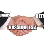 True... | HETALIA FAN; COUNTRYHUMANS FAN; RUSSIA X U.S.A | image tagged in agreement,meme,russia,usa,hetalia,countryhumans | made w/ Imgflip meme maker