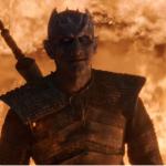 night king smirks in a very evil like manner