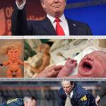 Trump is strangling a baby in the Russian sex tape