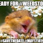 happy animal | IM SO READY FOR #WEEDSTOCK2019; #SAVETHEDATE #MAY171819 | image tagged in happy animal | made w/ Imgflip meme maker