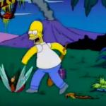 homer fighting